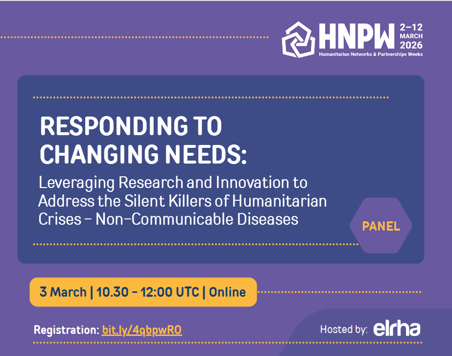 Responding to Changing Needs: Leveraging Research and Innovation to Address the Silent Killers of Humanitarian Crises - Non-Communicable Diseases 