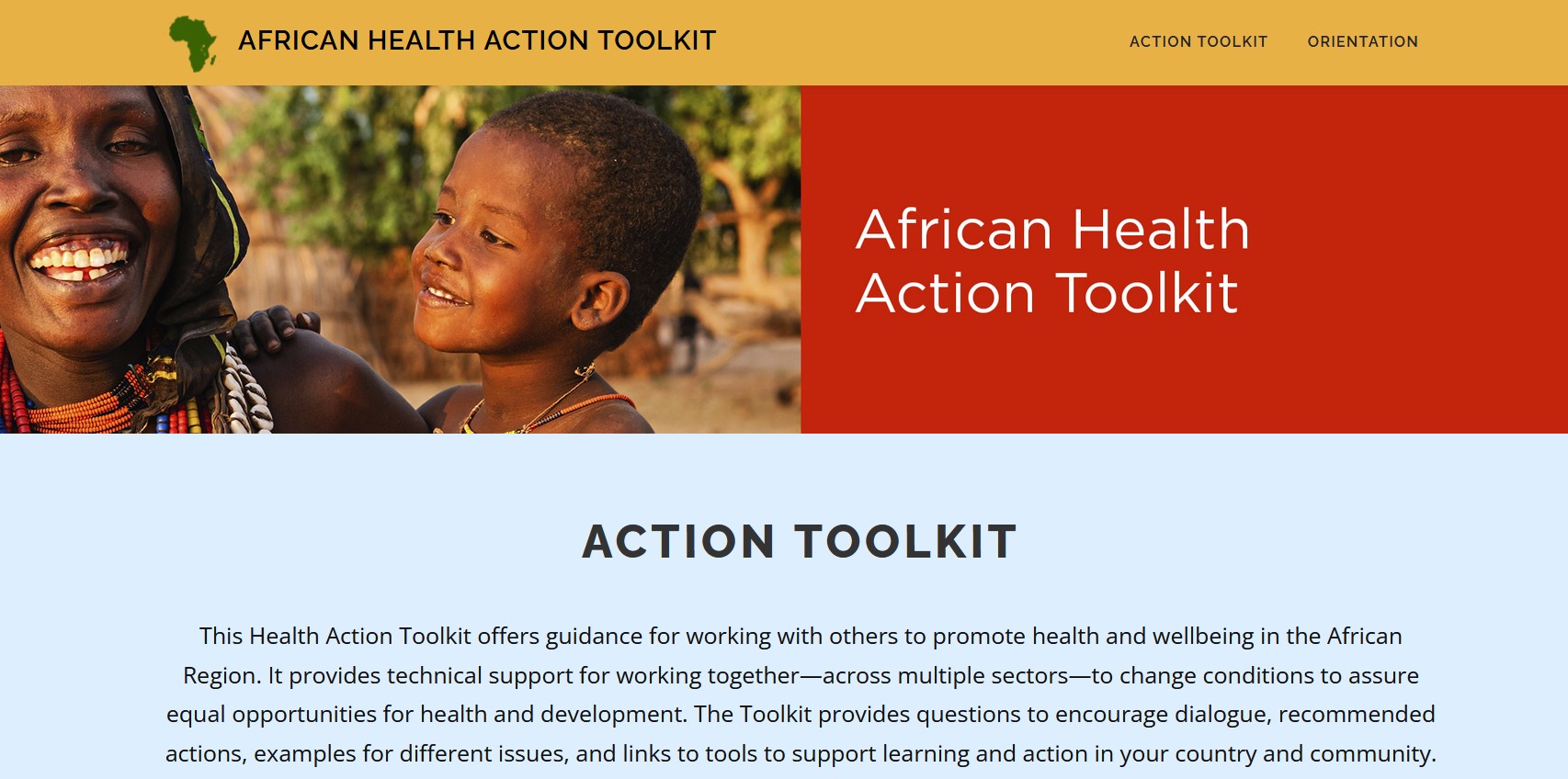 African Health Action Toolkit