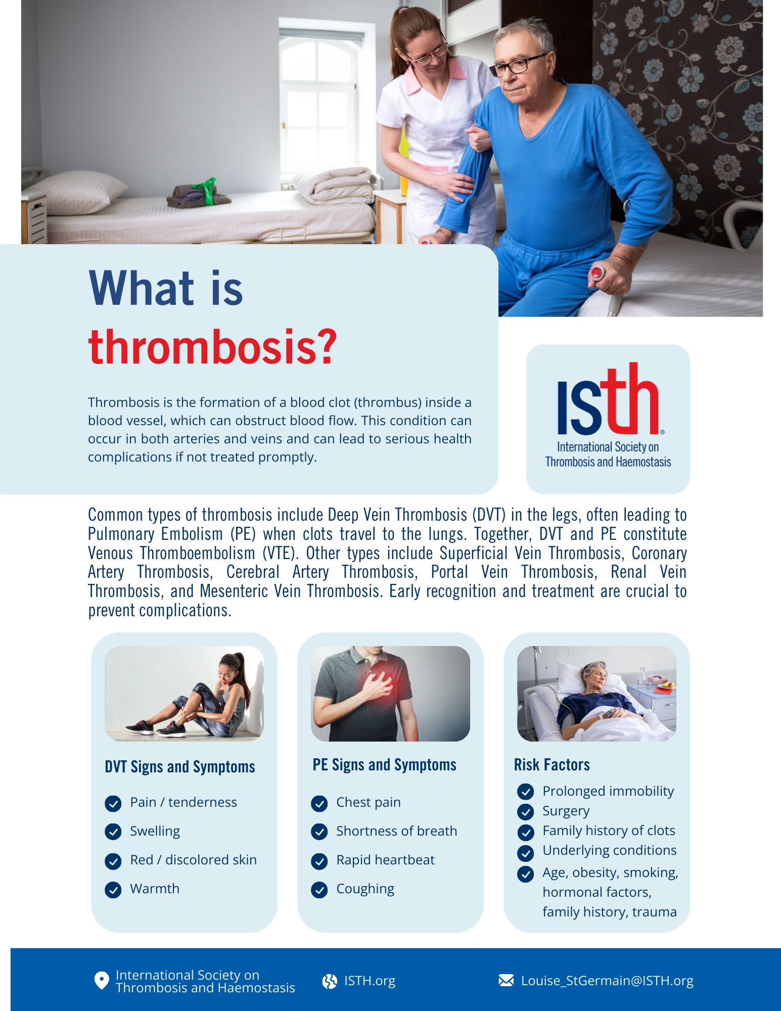 Fact sheet: What is thrombosis? 