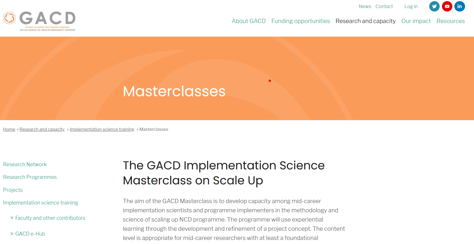 GACD Masterclass on Scale Up 2025