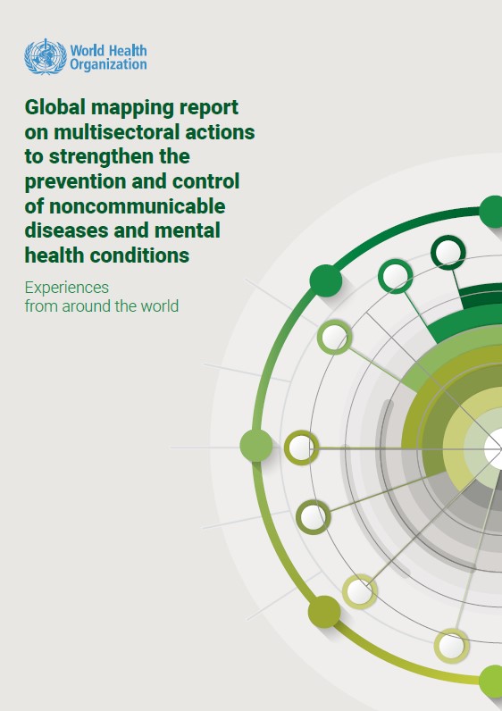 Global mapping report on multisectoral actions to strengthen the prevention and control of noncommunicable diseases and mental health conditions: experiences from around the world