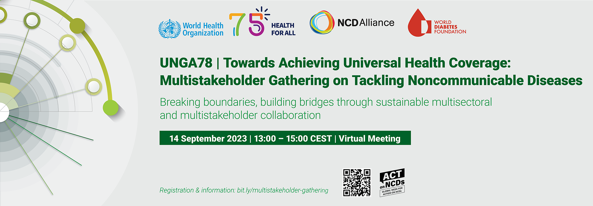 UNGA78 | Towards Achieving Universal Health Coverage: Multistakeholder Gathering on Tackling Noncommunicable Diseases
