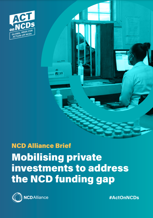 Mobilising private investments to address the NCD funding gap