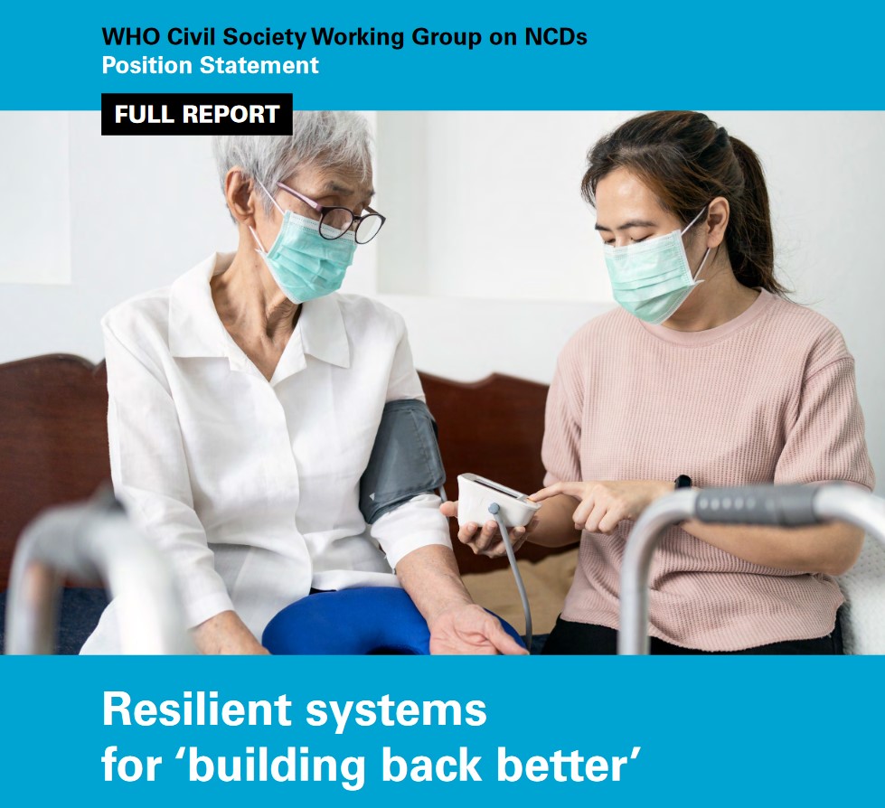 Position Statement: Resilient systems for ‘building back better’