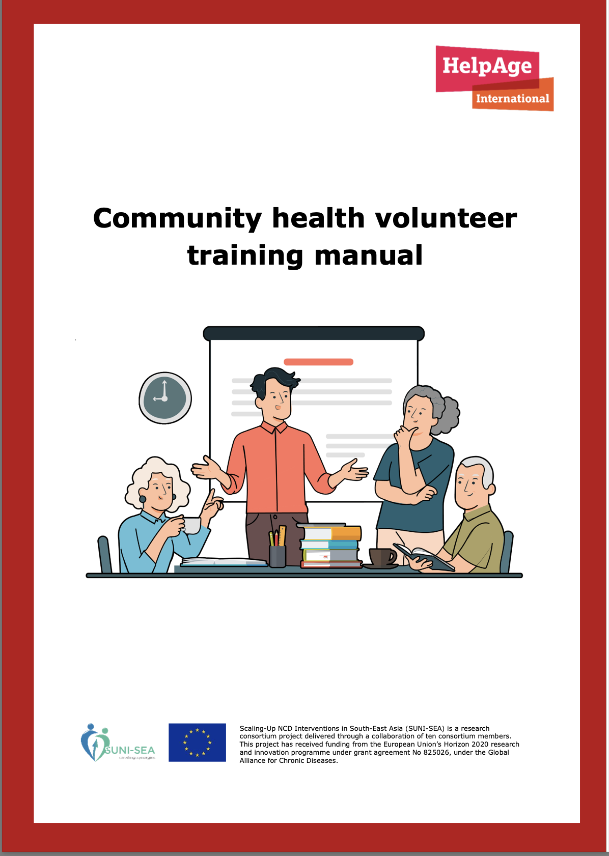 Community Health Volunteer training manual and facilitator guide for older people