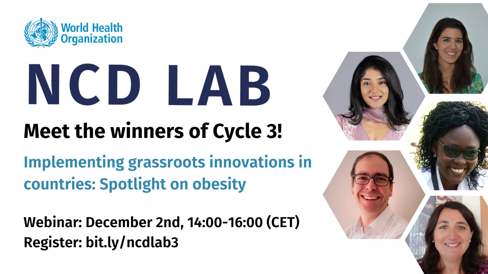 WHO NCD Lab webinar: implementing grassroots innovations to tackle obesity